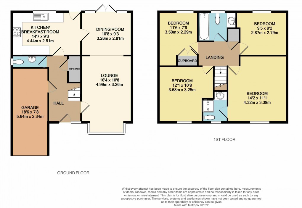 Floorplan for Luton, Bedfordshire