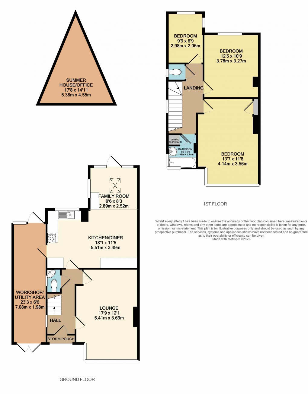 Floorplan for Luton, Bedfordshire