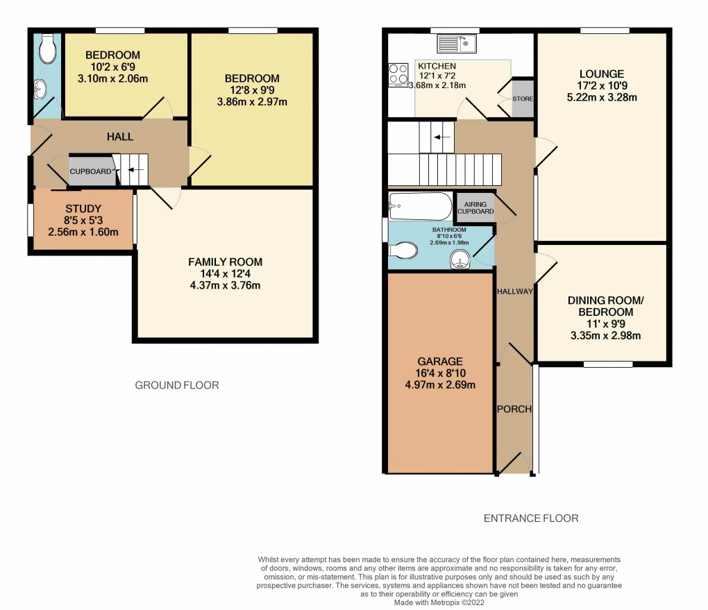 Floorplan for Luton, Bedfordshire