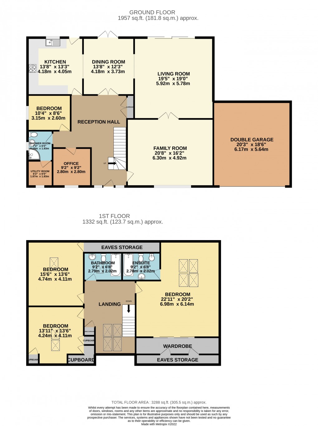 Floorplan for Luton, Bedfordshire