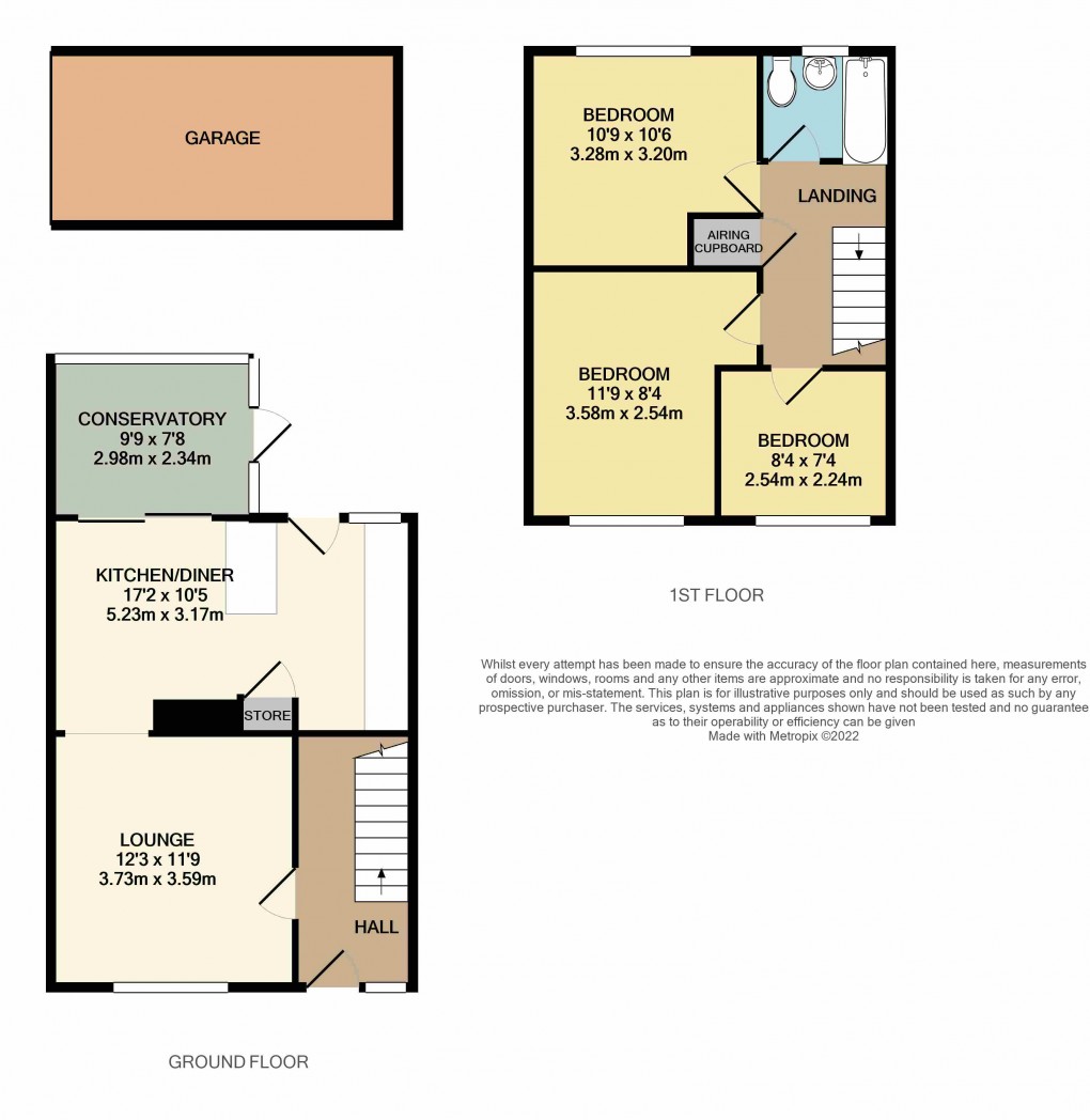 Floorplan for Luton, Bedfordshire