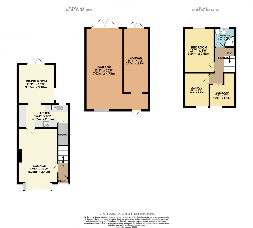 Floorplan for Luton, Bedfordshire