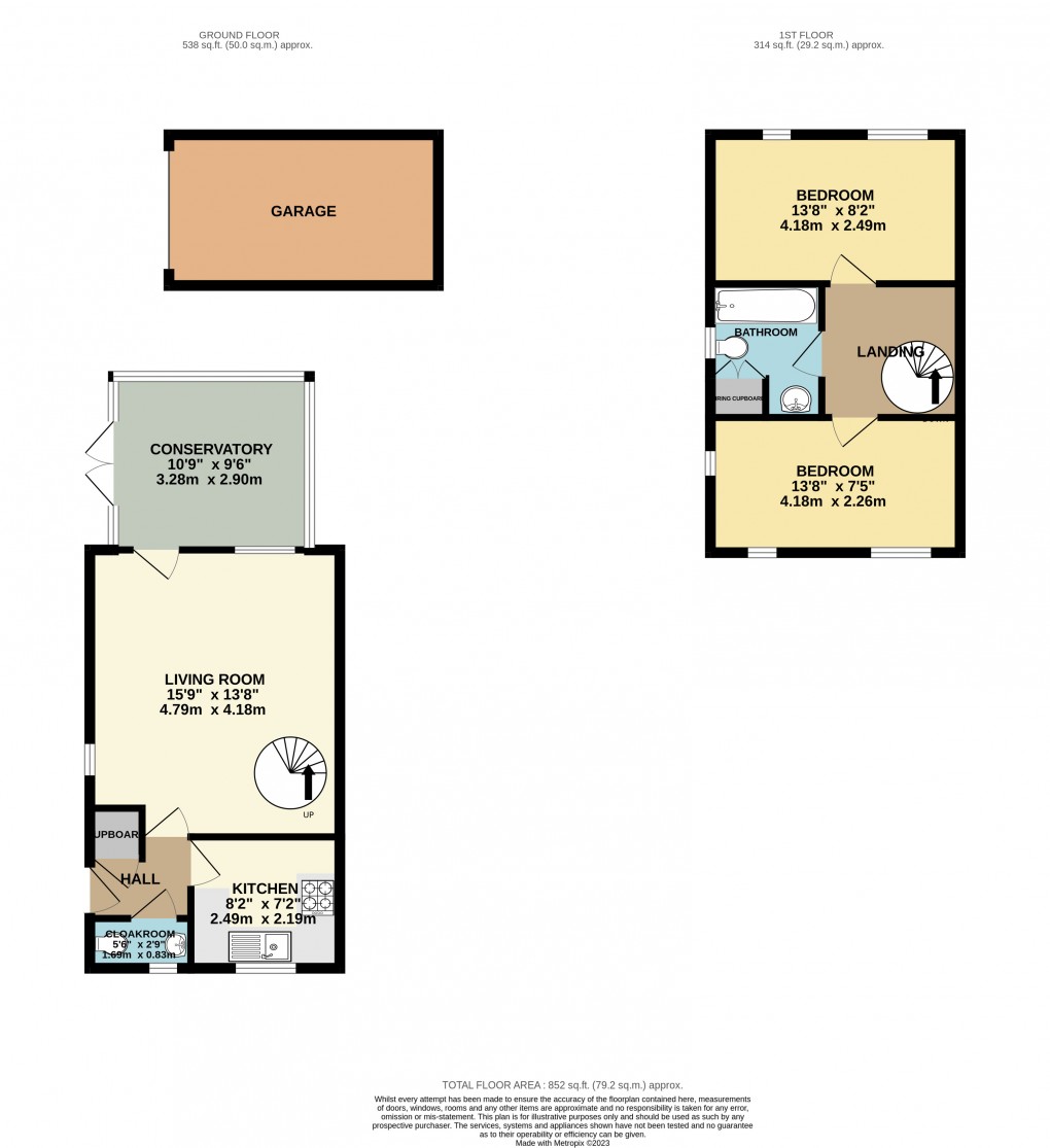 Floorplan for Luton, Bedfordshire