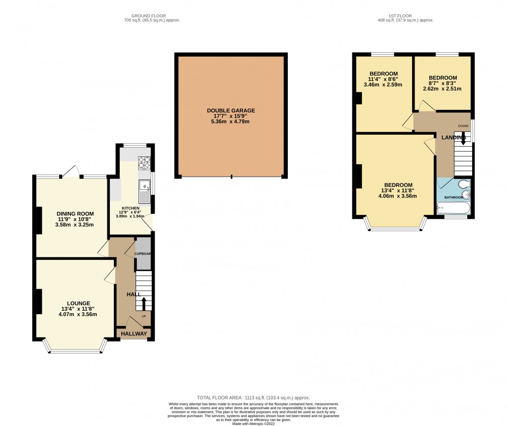 Floorplan for Luton, Bedfordshire