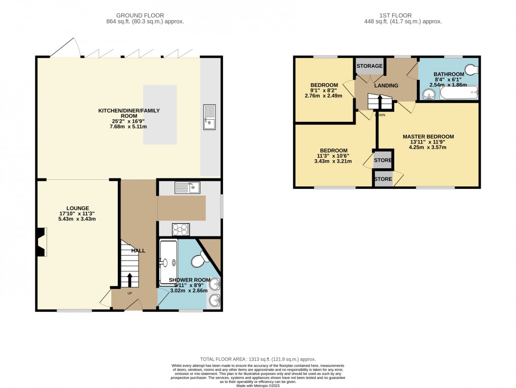 Floorplan for Luton, Bedfordshire