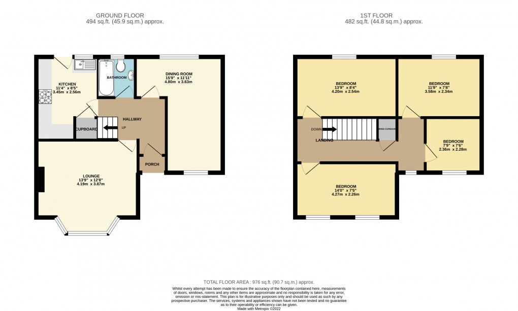 Floorplan for Luton, Bedfordshire