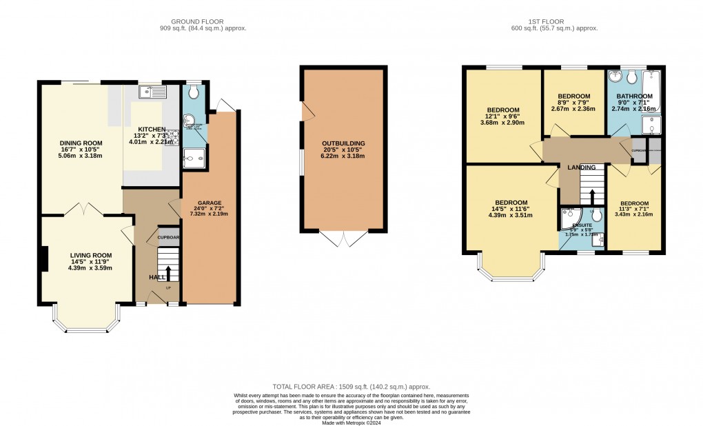 Floorplan for Luton, Bedfordshire