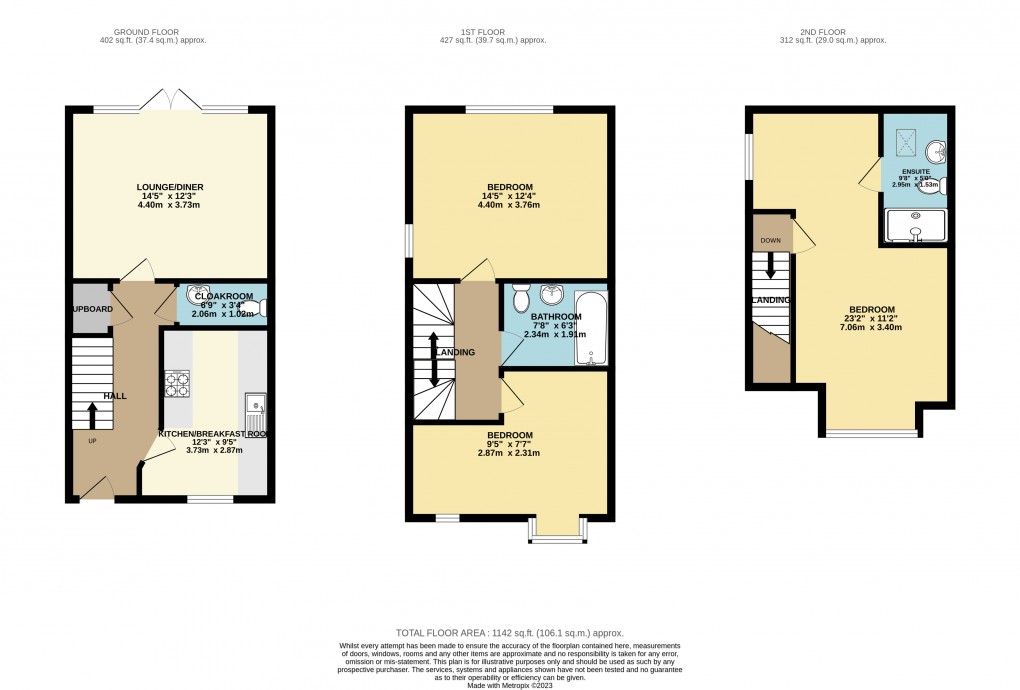 Floorplan for Luton, Bedfordshire