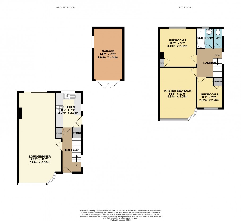 Floorplan for Luton, Bedfordshire