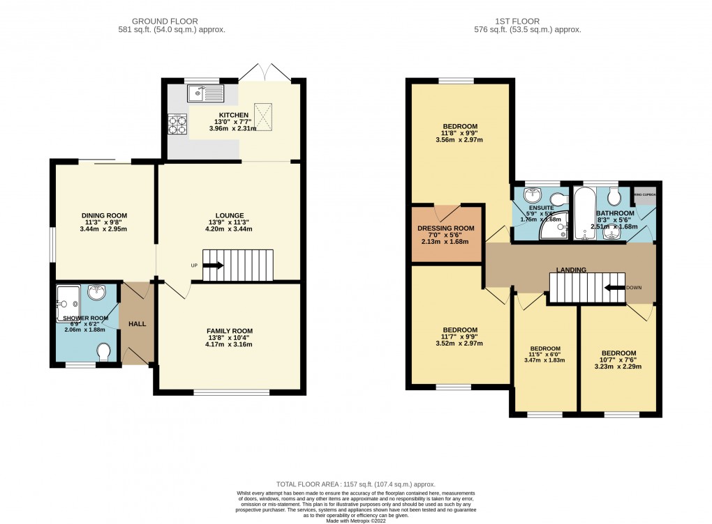 Floorplan for Luton, Bedfordshire