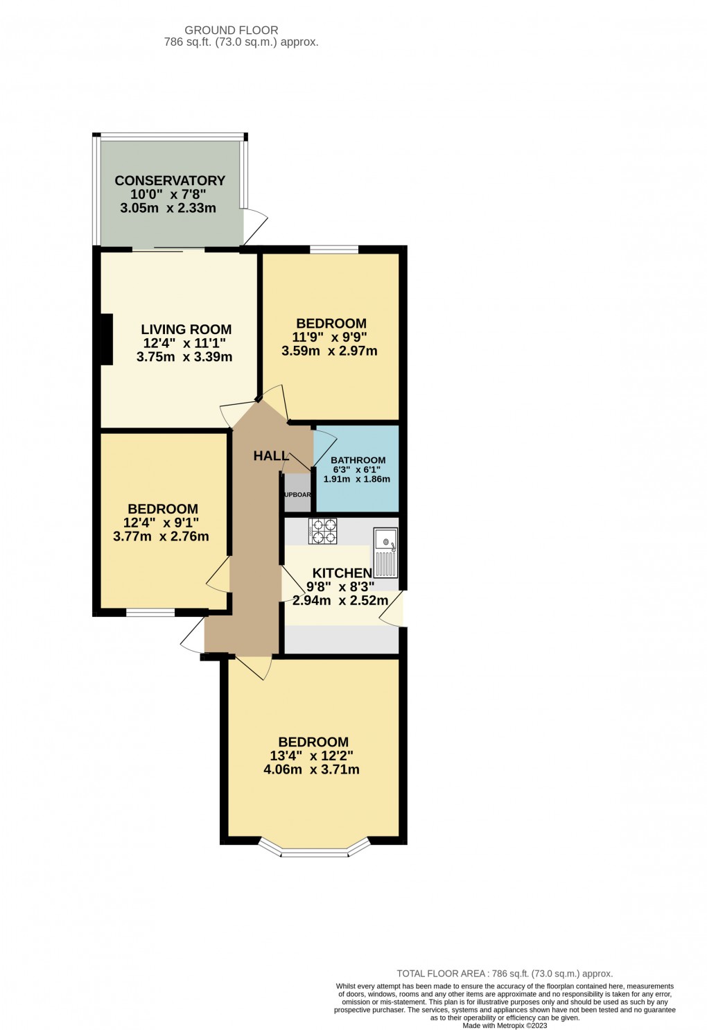 Floorplan for Luton, Bedfordshire