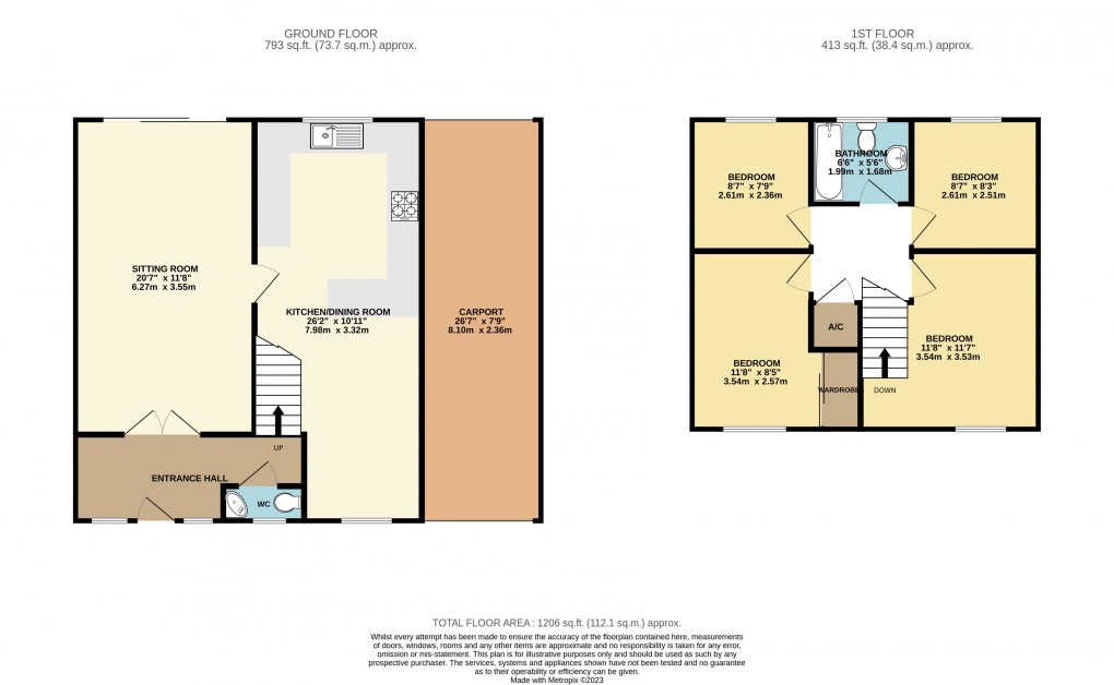 Floorplan for Luton, Bedfordshire