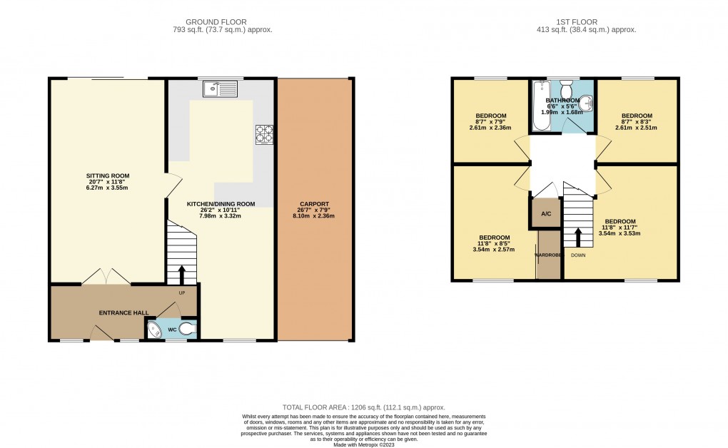 Floorplan for Luton, Bedfordshire
