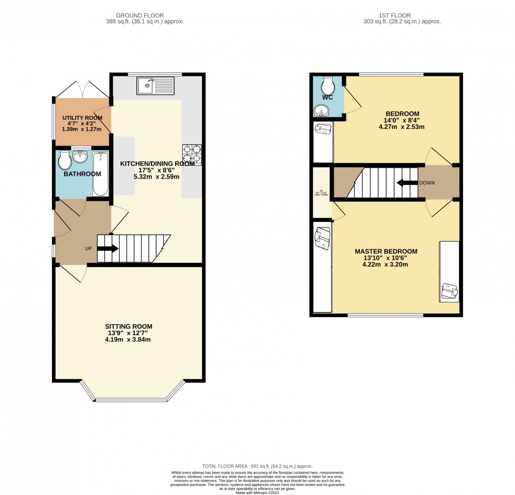 Floorplan for Luton, Bedfordshire