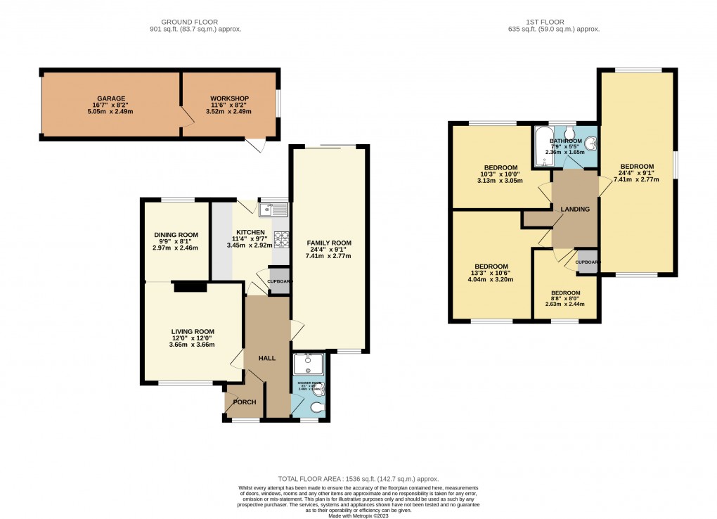 Floorplan for Luton, Bedfordshire