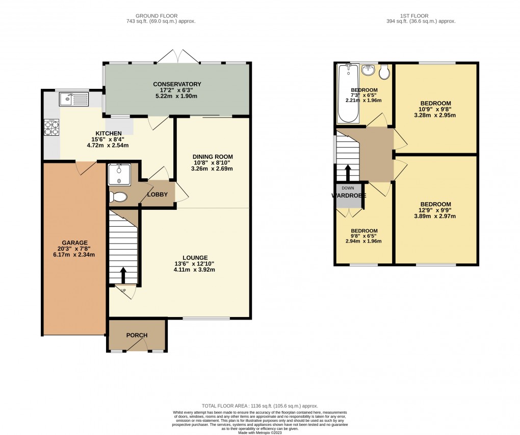 Floorplan for Luton, Bedfordshire