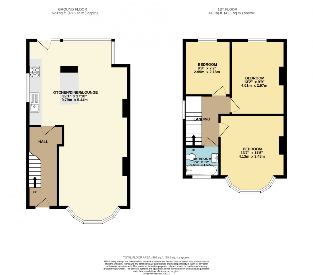 Floorplan for Luton, Bedfordshire