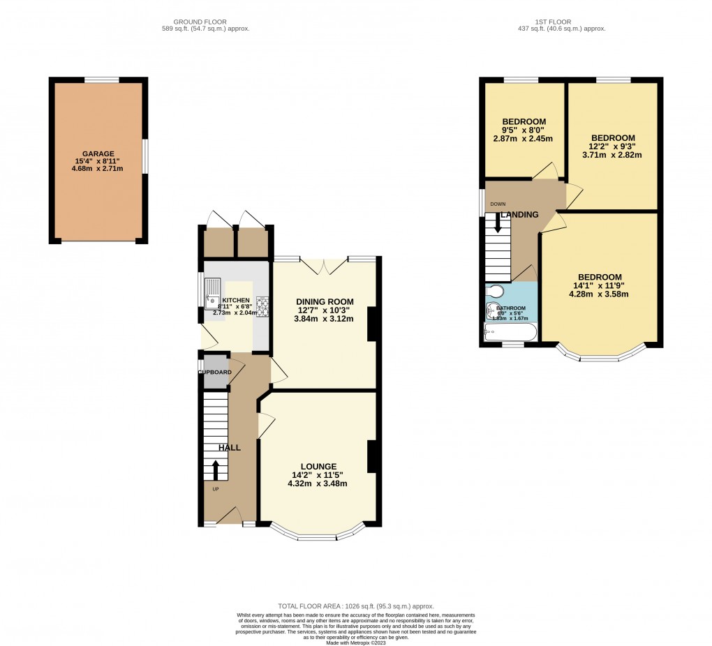 Floorplan for Luton, Bedfordshire