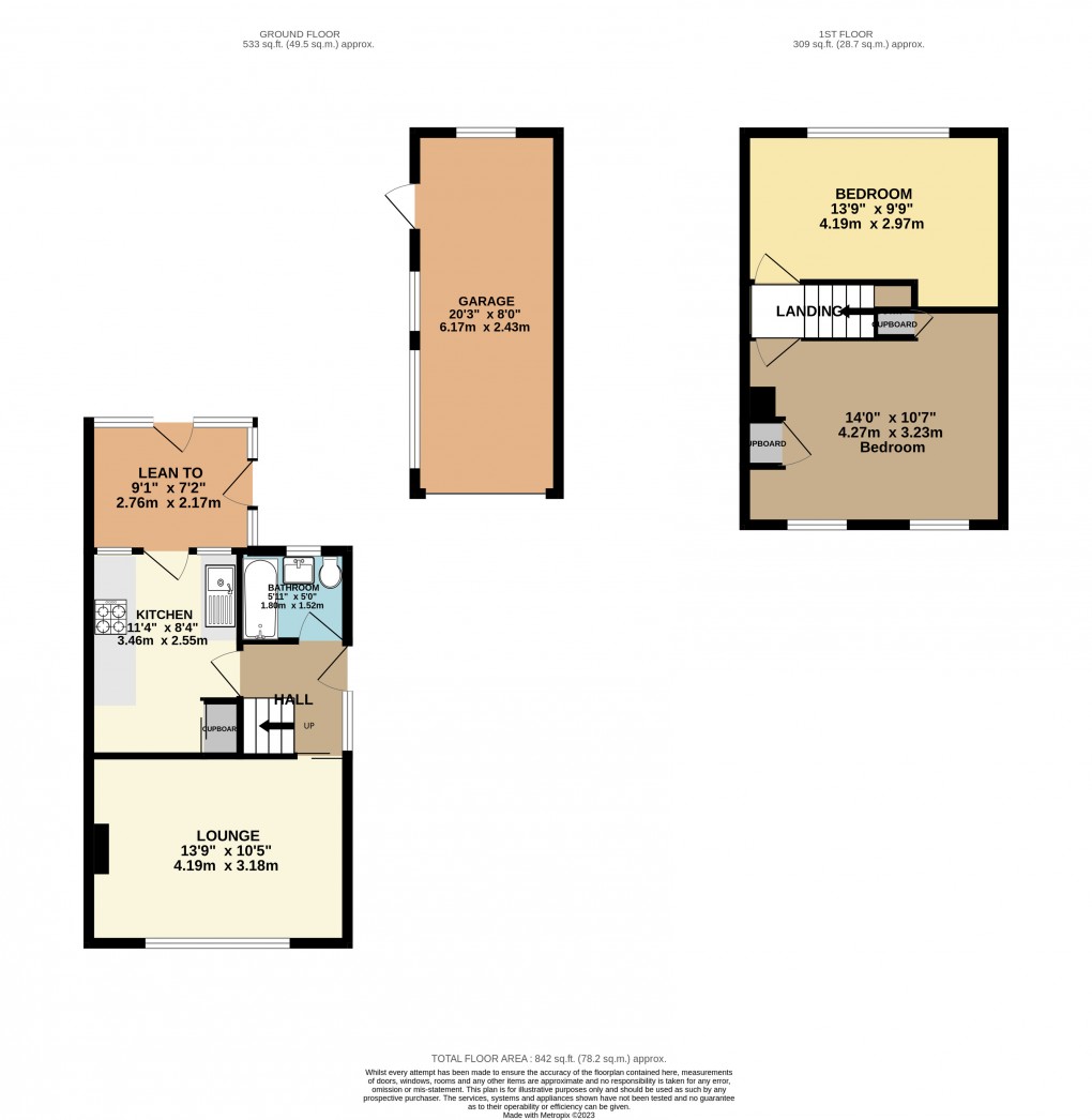 Floorplan for Luton, Bedfordshire