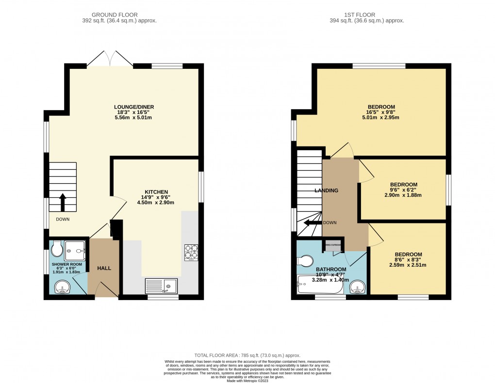 Floorplan for Luton, Bedfordshire