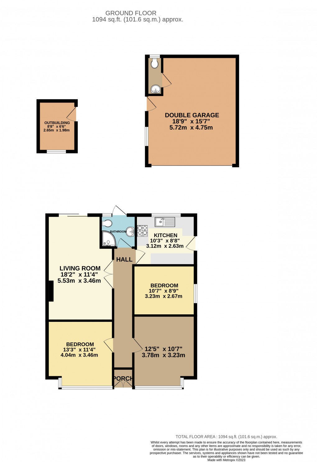 Floorplan for Luton, Bedfordshire