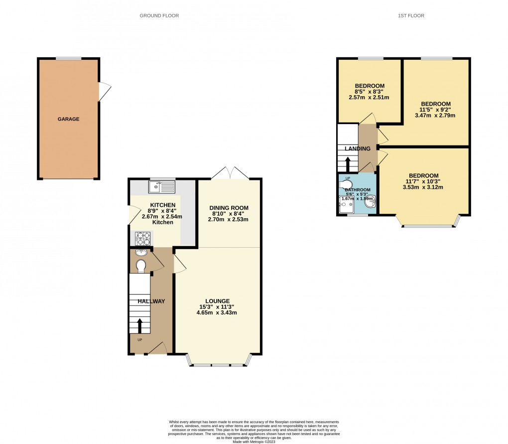 Floorplan for Luton, Bedfordshire