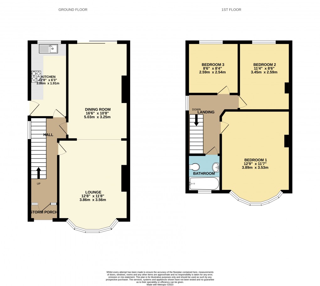 Floorplan for Luton, Bedfordshire