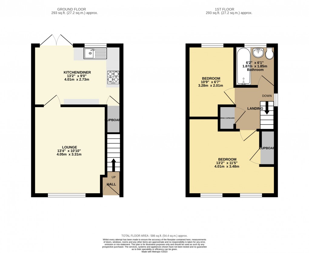 Floorplan for Luton, Bedfordshire