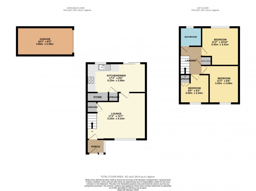 Floorplan for Luton, Bedfordshire