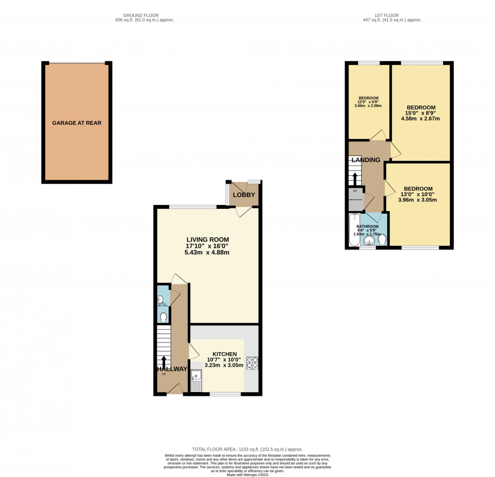 Floorplan for Luton, Bedfordshire