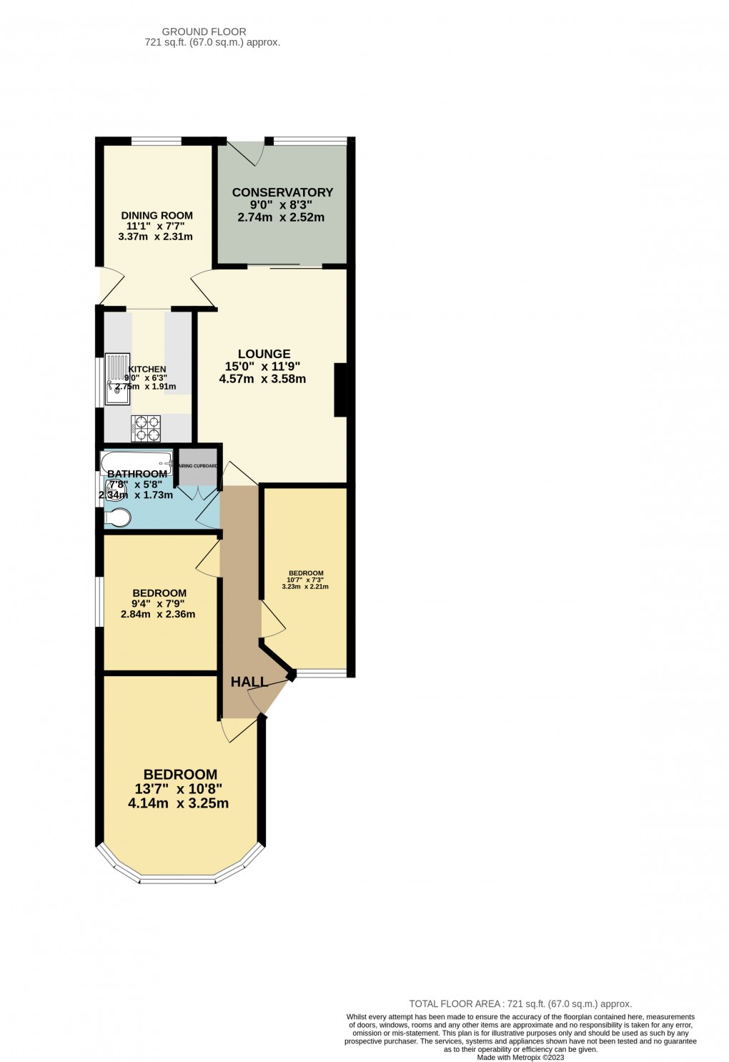 Floorplan for Luton, Bedfordshire