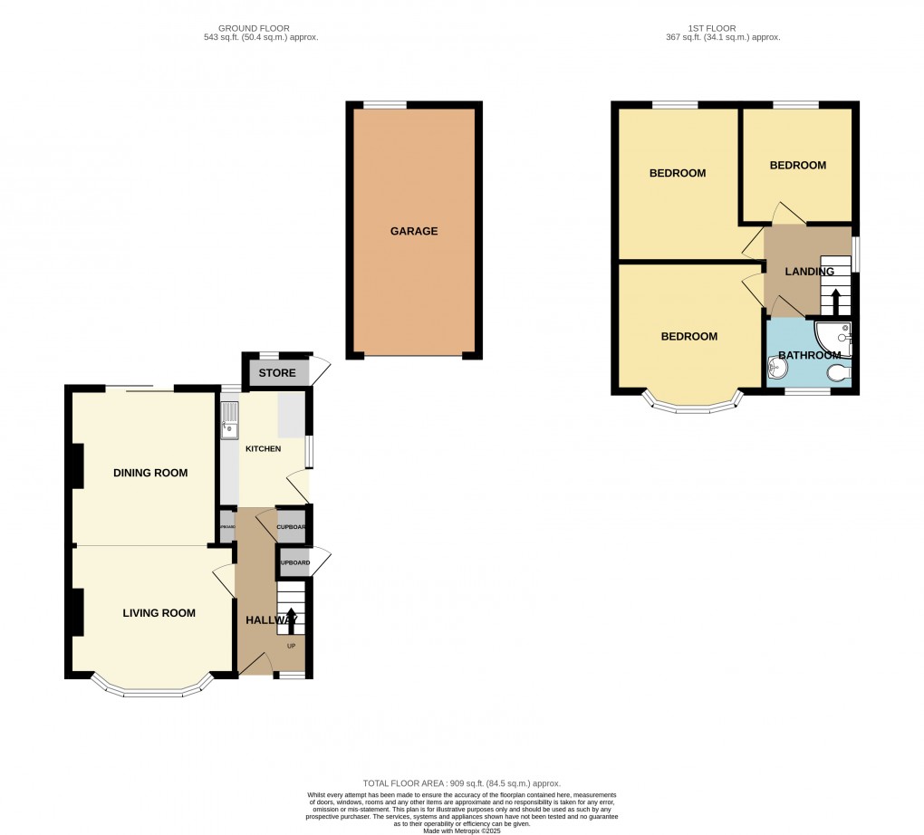 Floorplan for Luton, Bedfordshire