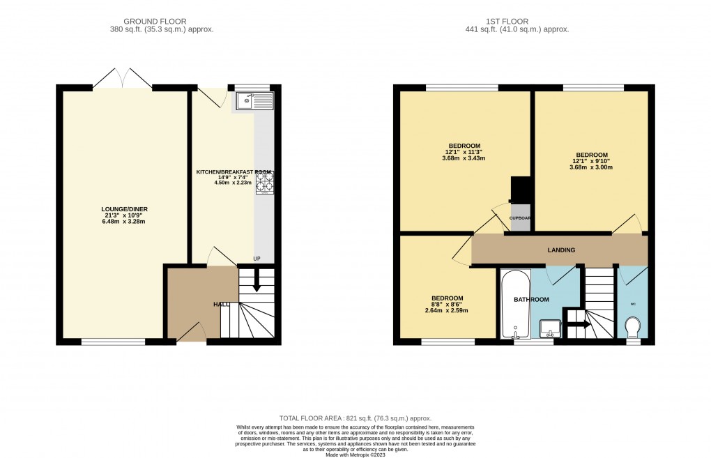 Floorplan for Luton, Bedfordshire