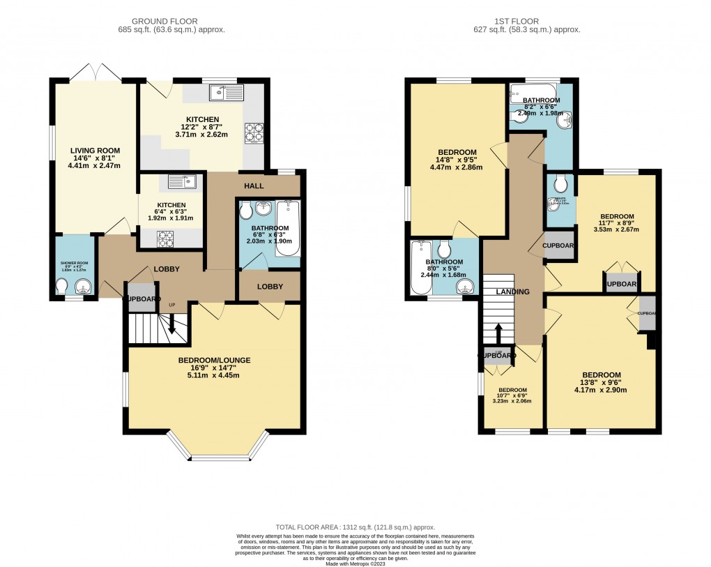 Floorplan for Luton, Bedfordshire