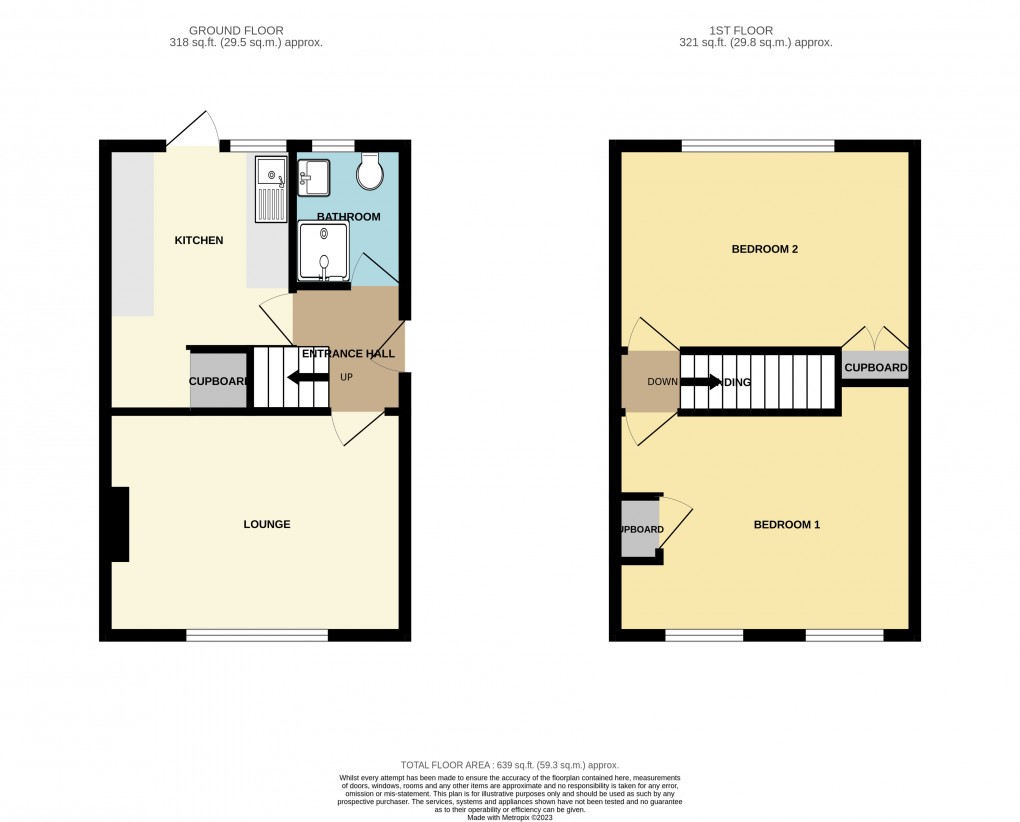 Floorplan for Luton, Bedfordshire