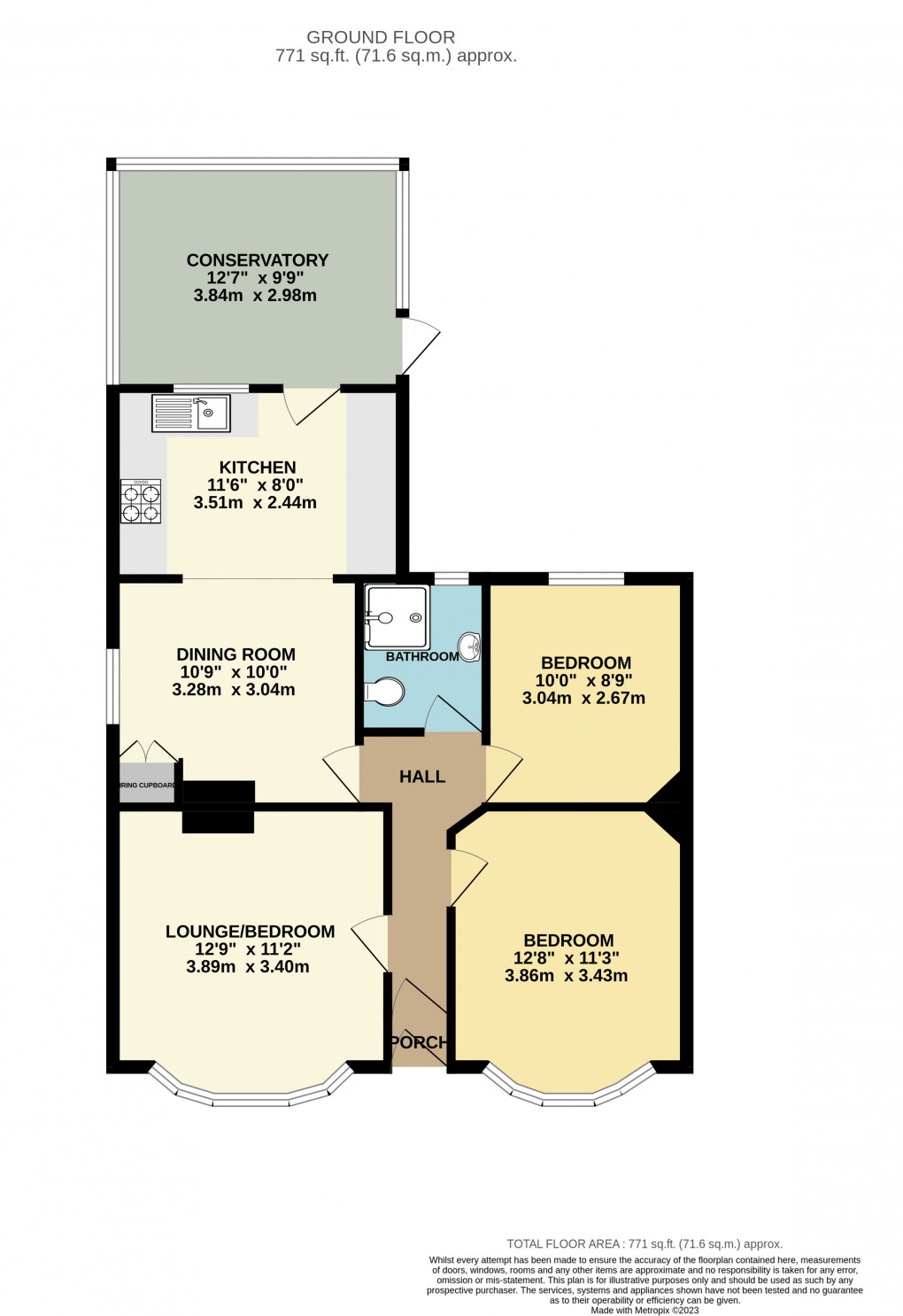 Floorplan for Luton, Bedfordshire