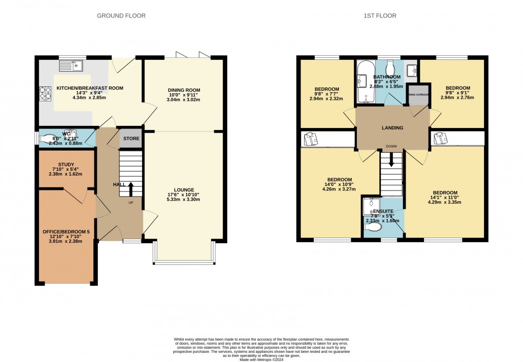 Floorplan for Luton, Bedfordshire