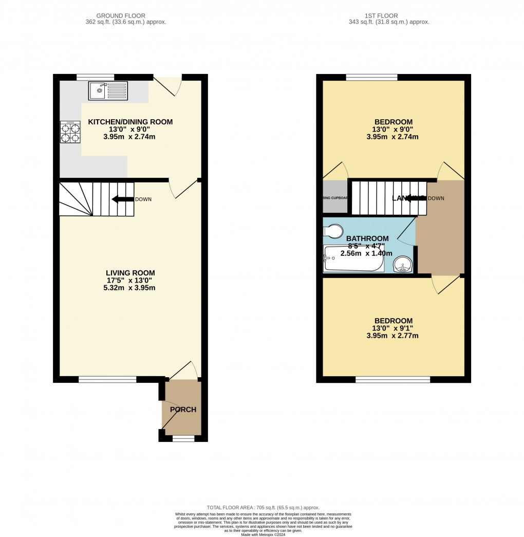 Floorplan for Luton, Bedfordshire