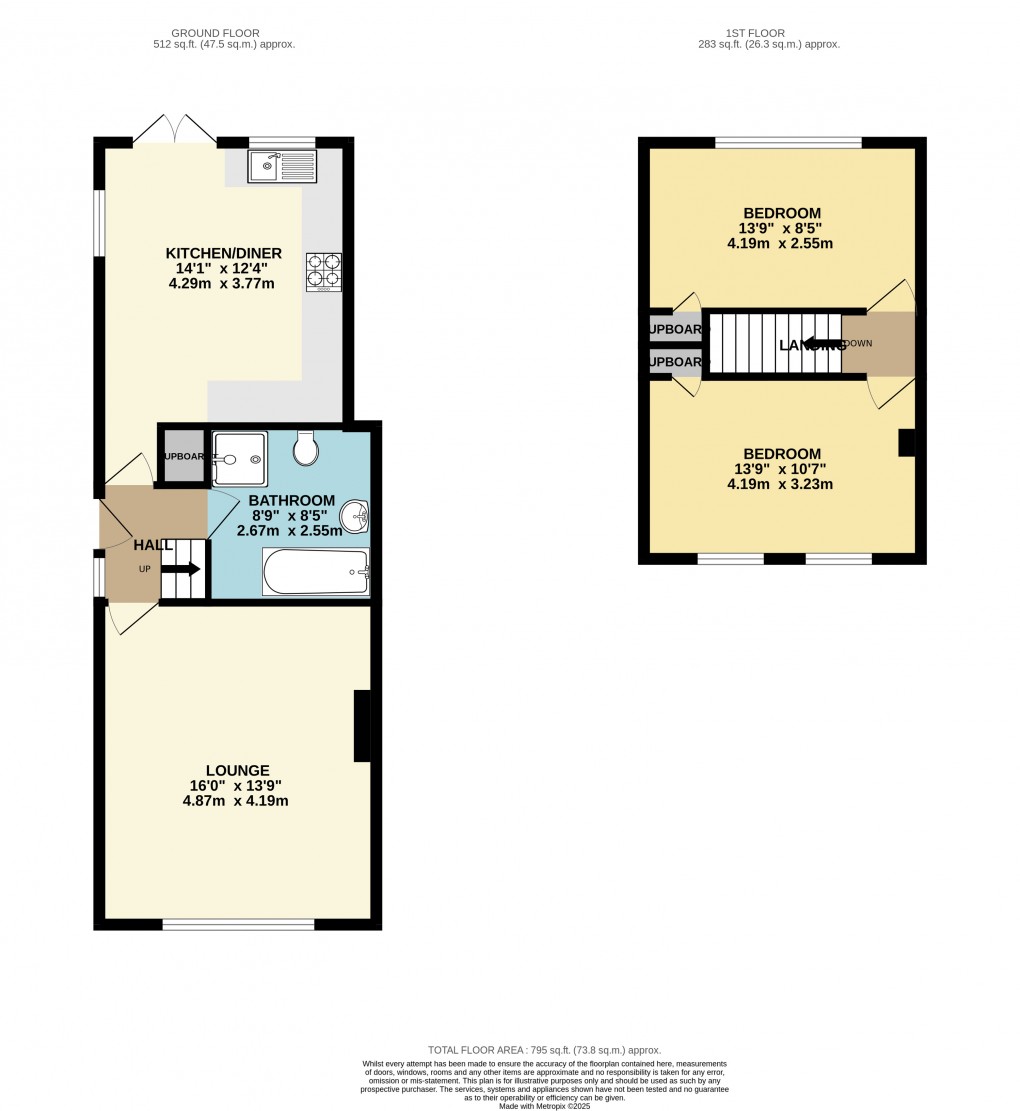 Floorplan for Luton, Bedfordshire