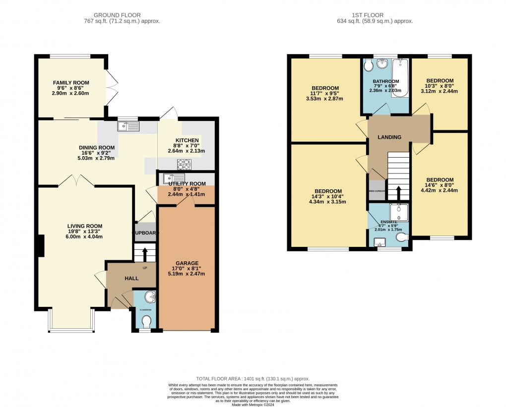 Floorplan for Luton, Bedfordshire