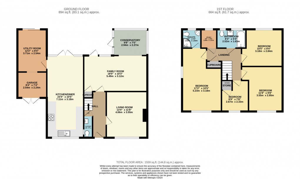 Floorplan for Luton, Bedfordshire
