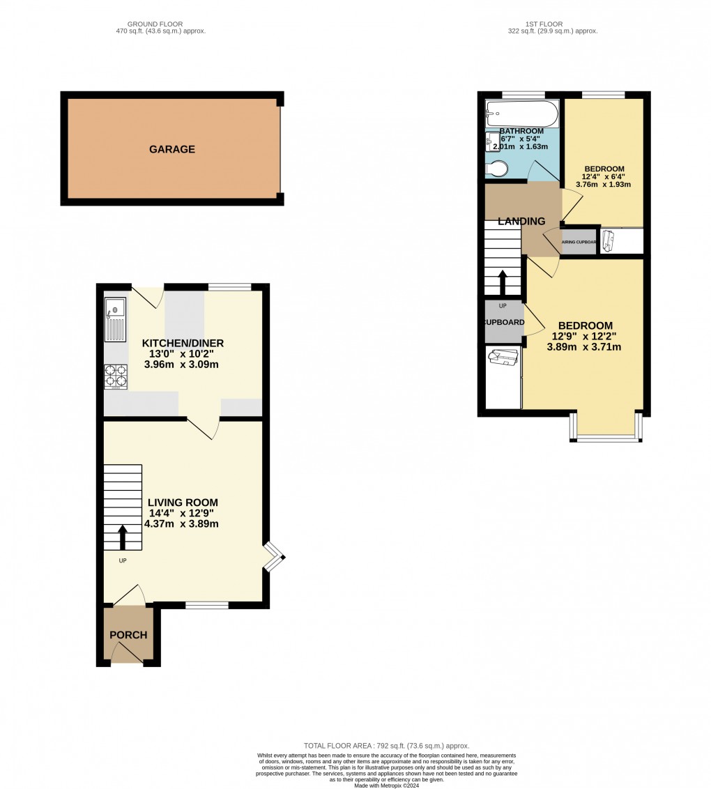 Floorplan for Luton, Bedfordshire