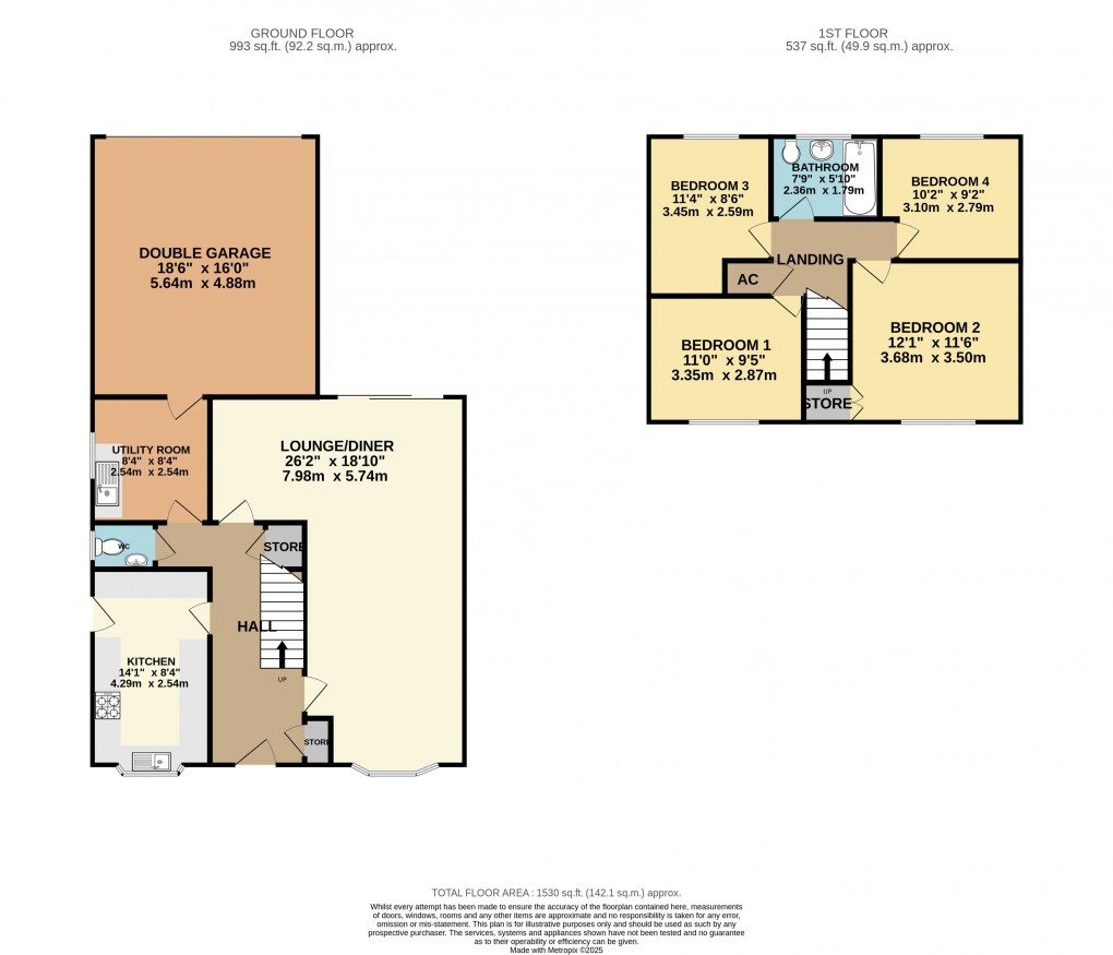 Floorplan for Luton, Bedfordshire