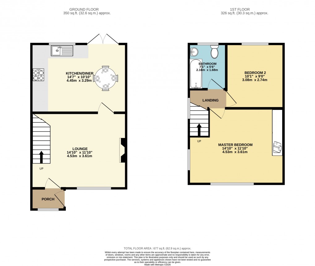 Floorplan for Luton, Bedfordshire