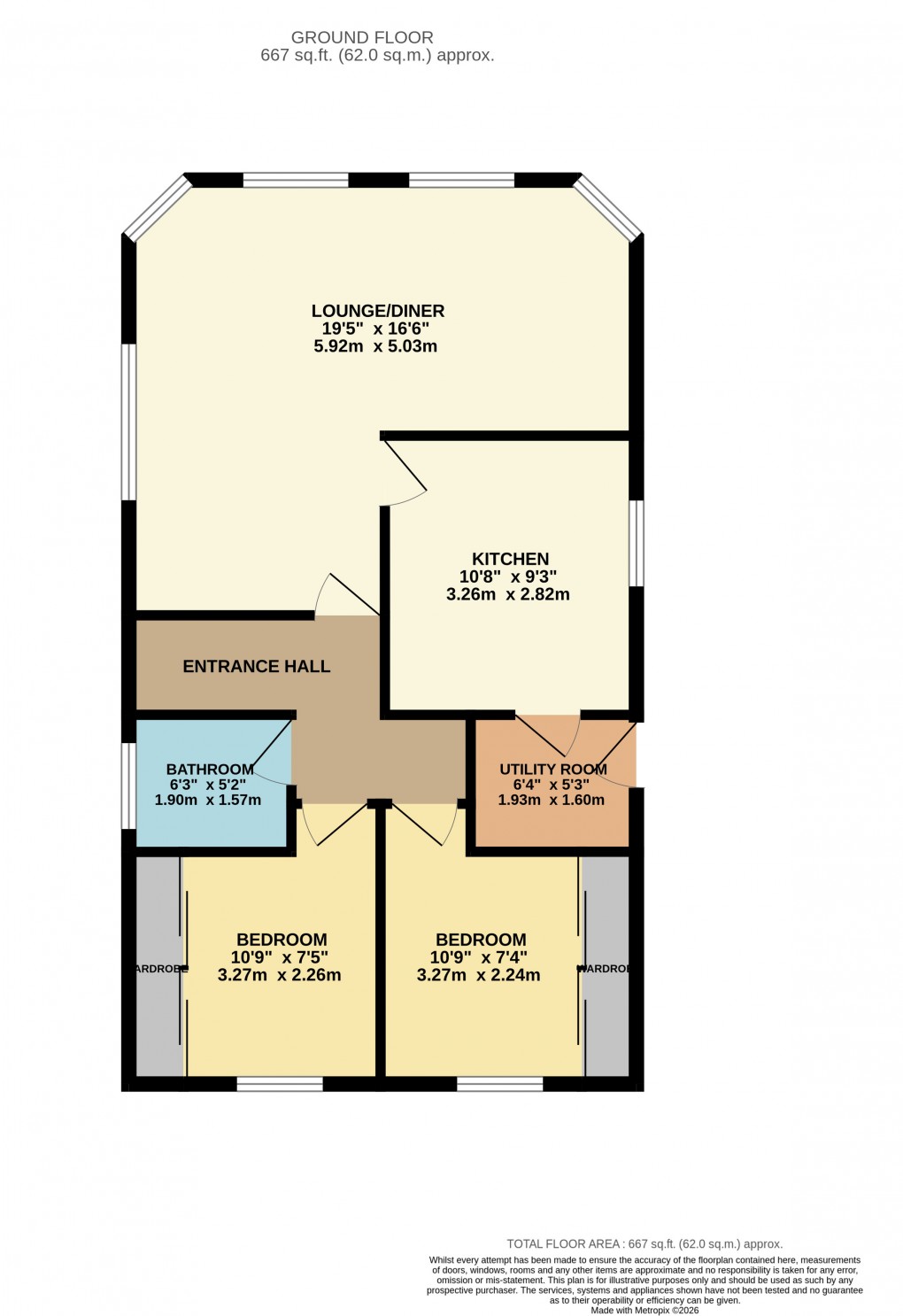 Floorplan for Residential Park, Caddington, Luton