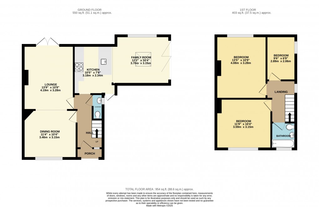 Floorplan for Luton, Bedfordshire