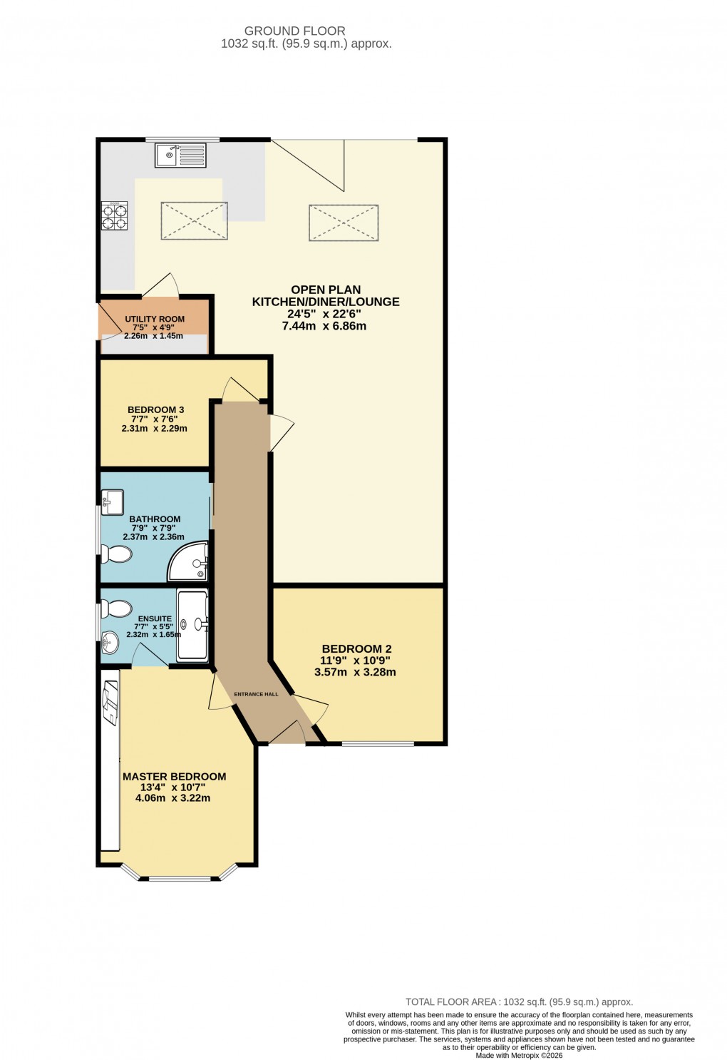 Floorplan for Luton, Bedfordshire