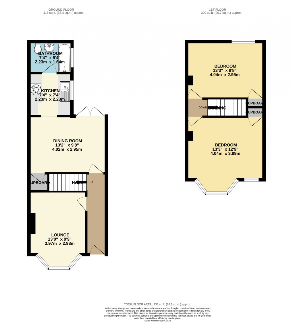 Floorplan for Luton, Bedfordshire