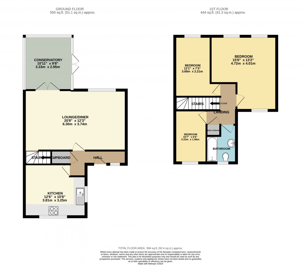 Floorplan for Luton, Bedfordshire