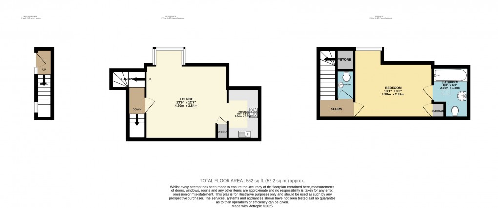 Floorplan for Luton, Bedfordshire